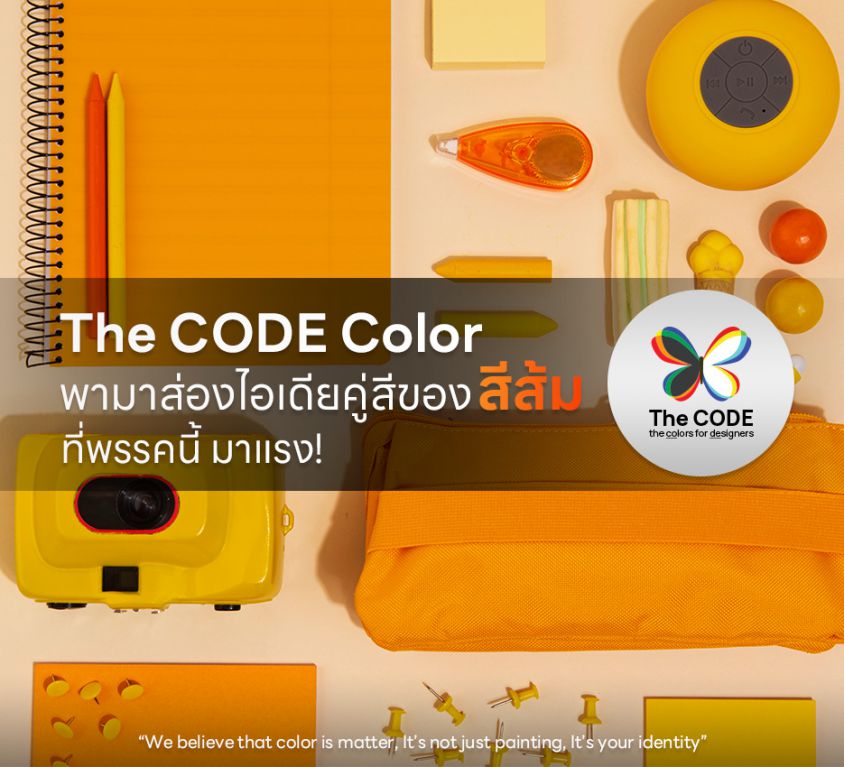 The CODE Color พามาส่องไอเดียคู่สีของ “สีส้ม” ที่พรรคนี้ มาแรง!