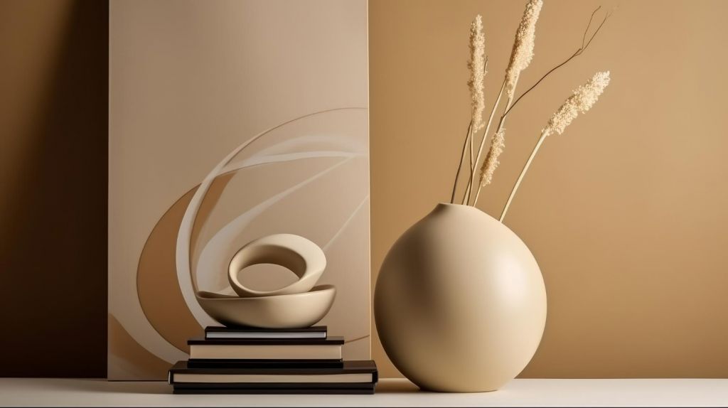 minimalist-background-with-vase-illustration-ai-generativexa
