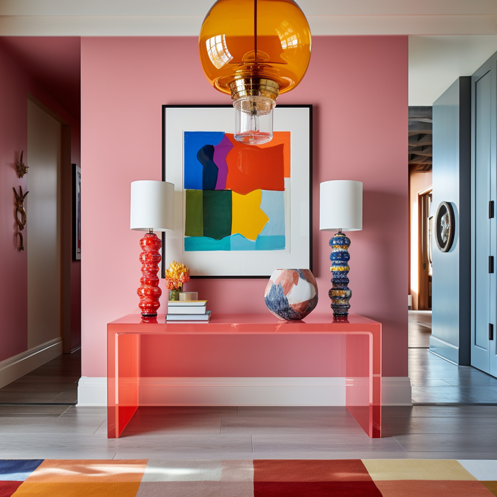 interior design Vibrant colors