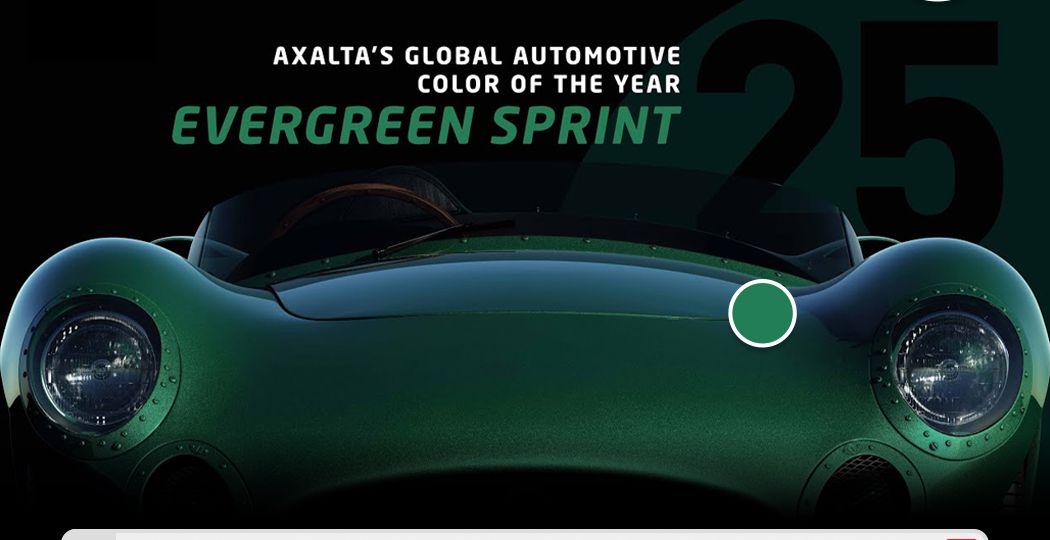 รู้จักกับสี Evergreen Sprint โทนสี Automotive Color of the Year 2025