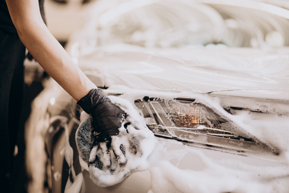 wash car