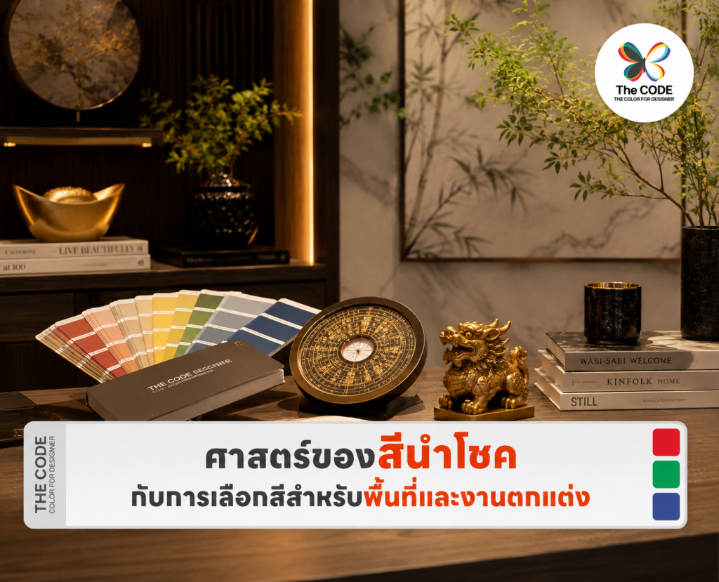 ศาสตร์ของสีนำโชคกับการเลือกสีสำหรับพื้นที่และงานตกแต่ง